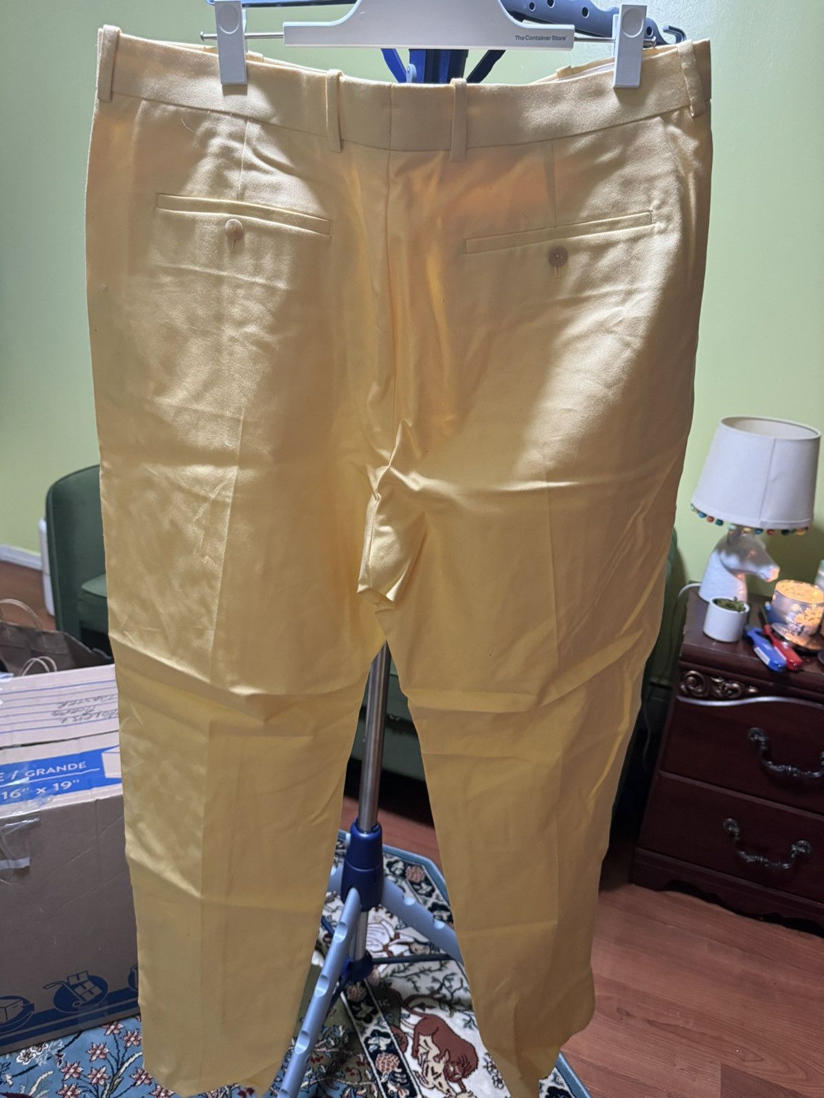 Alexander McQueen NWT Alexander McQueen Pastel Yellow Pants Men’s Size 58 Size US 44 / EU 60 - 4 Thumbnail