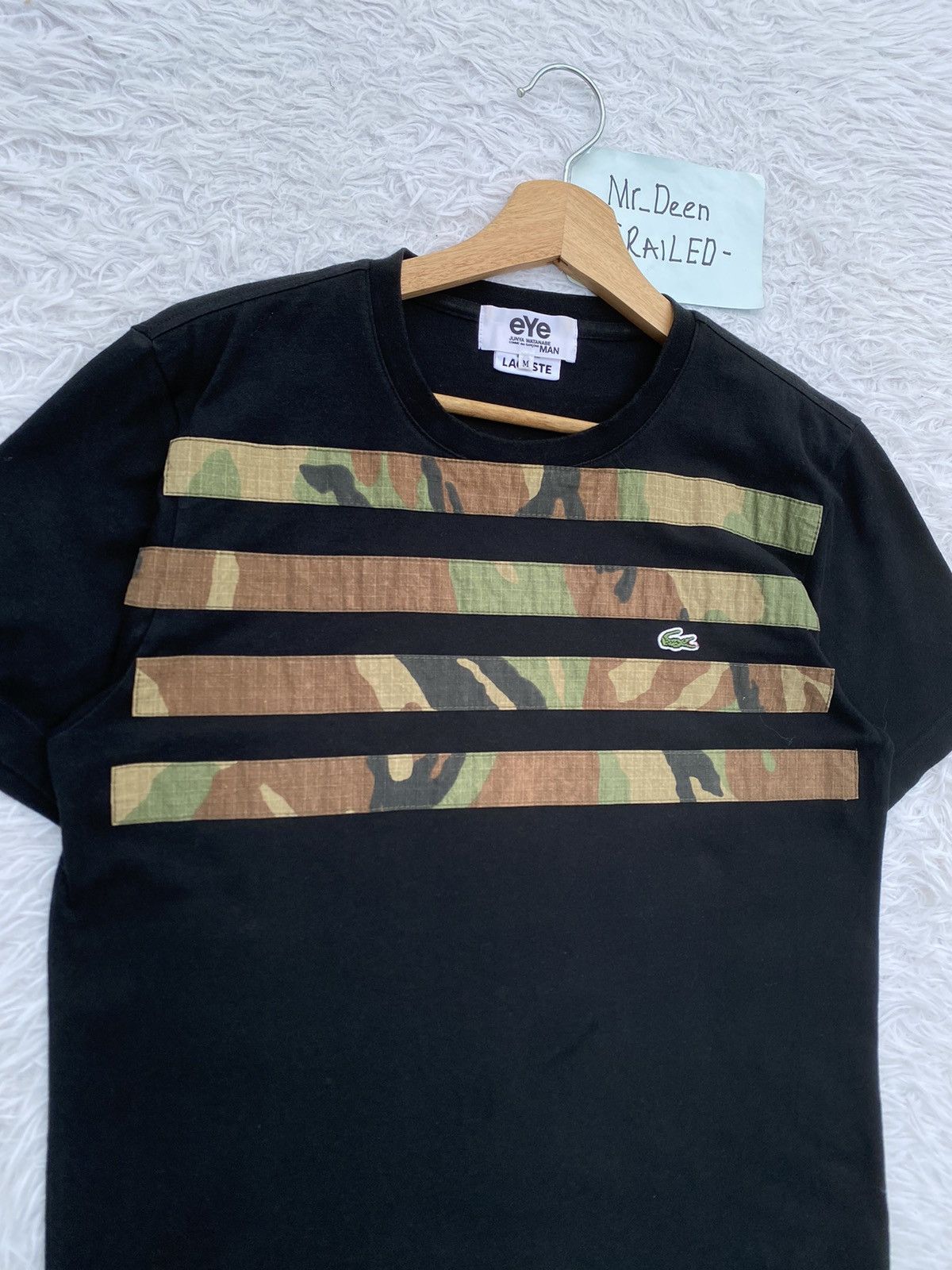 Junya Watanabe × Lacoste Rare AD2006 Lacoste x CDG Junya Watanabe Camo Tshirt Size US M / EU 48-50 / 2 - 6 Thumbnail