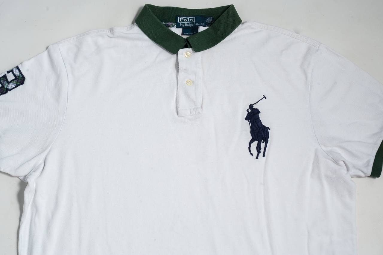 Polo Ralph Lauren Ralph Lauren Big Pony Vintage Polo Size US XL / EU 56 / 4 - 2 Thumbnail