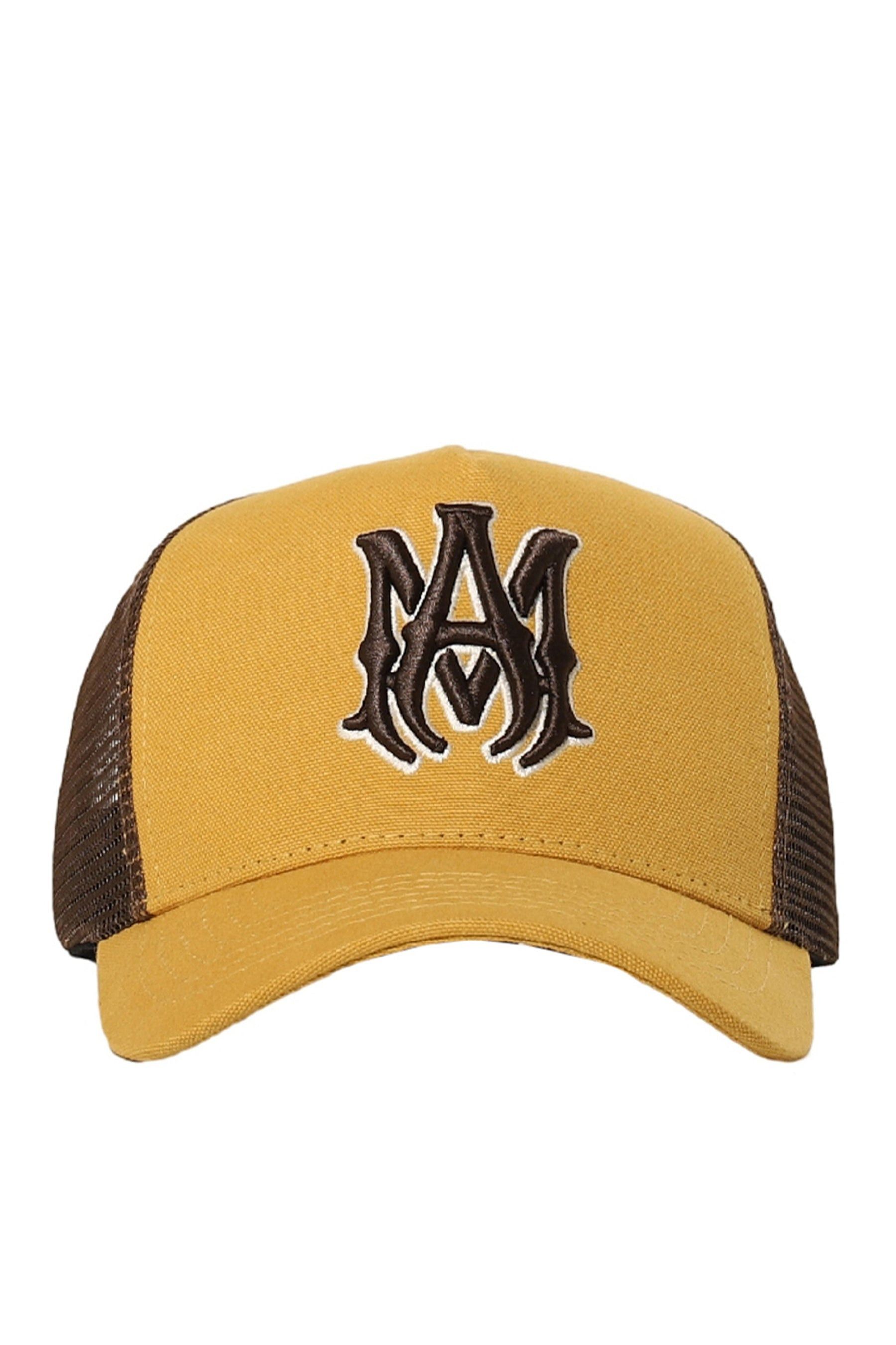 Amiri oc11z0325 Size: OS / MA Trucker Hat / Cap in Yellow/Brown Size ONE SIZE - 1 Thumbnail
