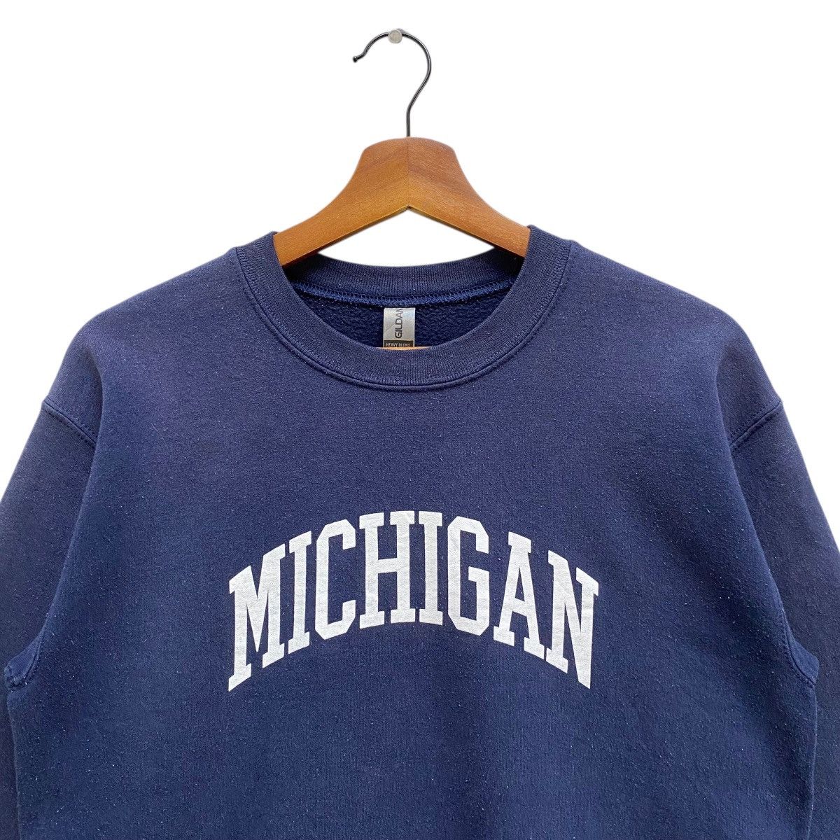 Gildan Michigan State Sweatshirt Navy Blue Gildan Heavy Blend Small Size US S / EU 44-46 / 1 - 2 Thumbnail