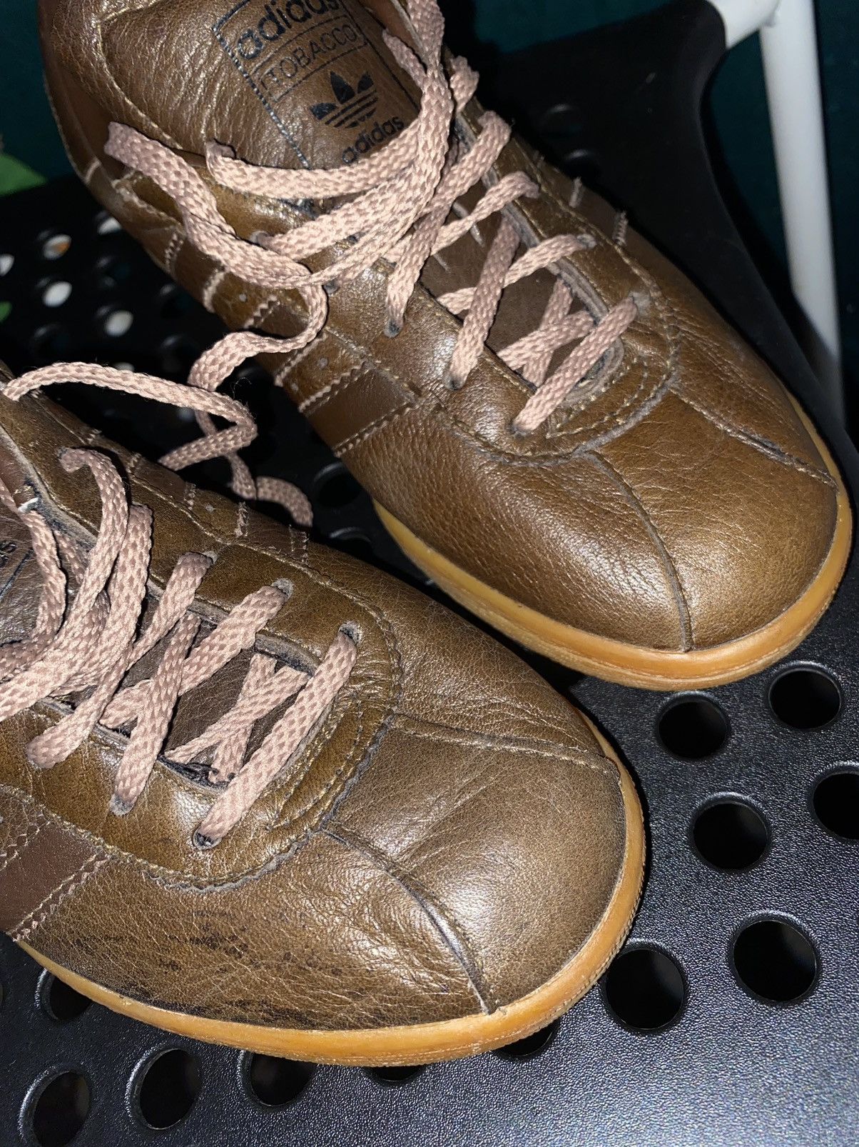 Adidas Vintage 2001Adidas Tobacco Brown Leather Suede Y2K Size US 6.5 / IT 36.5 - 6 Thumbnail