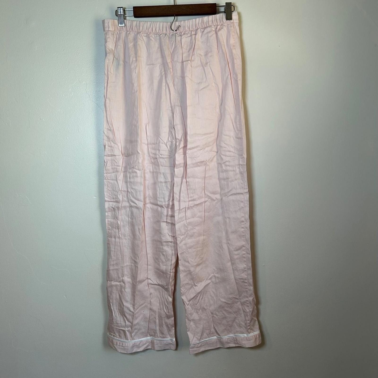 Modern Notoriety NWOT Natori Pajama Set Women Size S Pink Cotton Poplin Size ONE SIZE - 8 Thumbnail