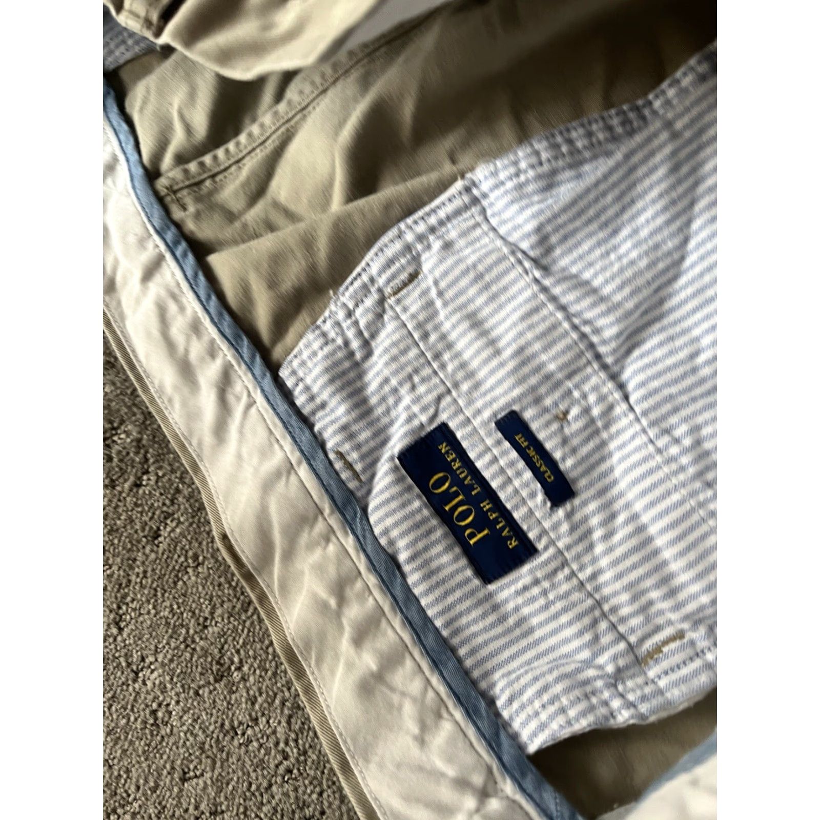 Polo Ralph Lauren Polo Ralph Lauren Chino Pants Mens Beige Classic 38 Regular Inseam 27 Size US M / EU 48-50 / 2 - 5 Thumbnail