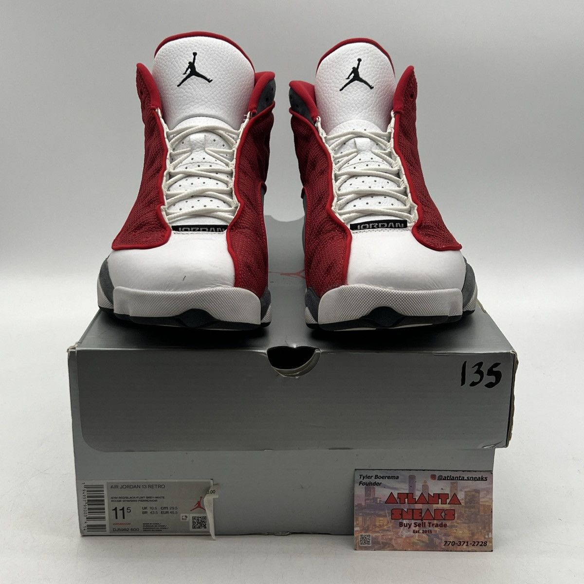 Jordan Brand Air Jordan 13 red flint Size US 11.5 / EU 44-45 - 2 Thumbnail