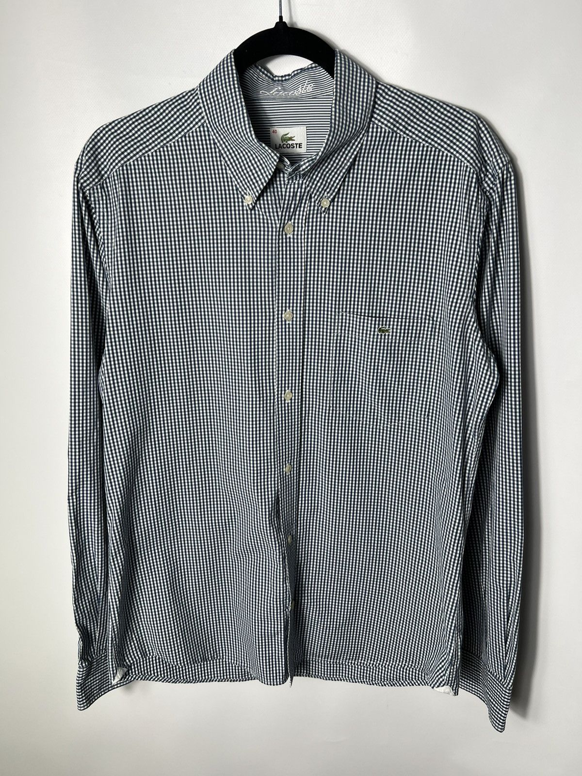 Lacoste Vintage streetwear Lacoste Plaid Button Up Shirt Size US M / EU 48-50 / 2 - 1 Thumbnail