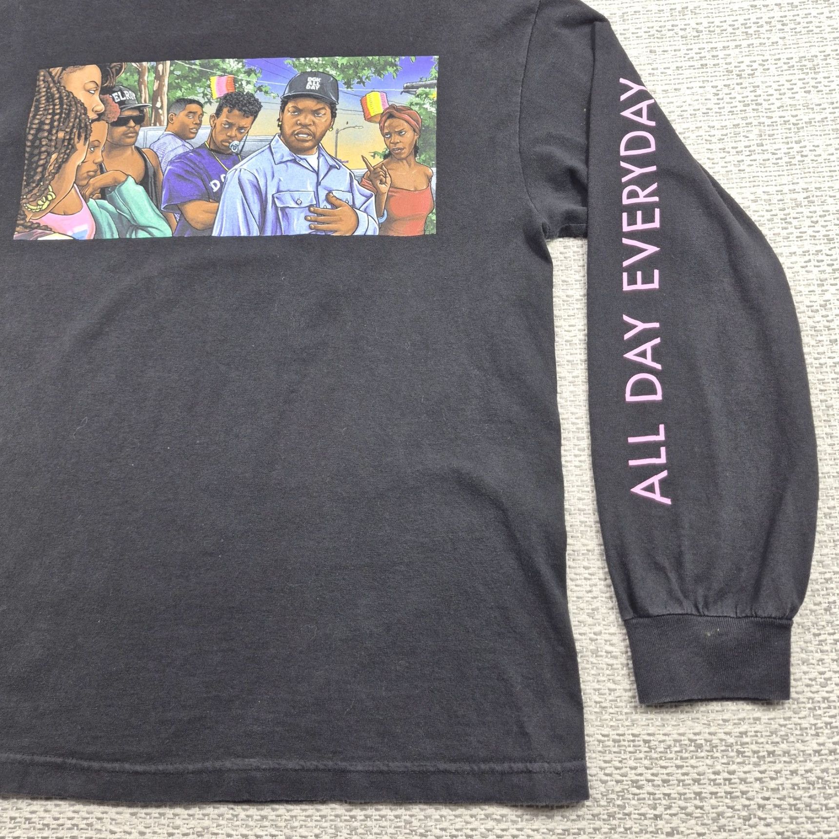 DGK DGK Shirt Mens Medium Black All Day Everyday Long Sleeve Graphic Streetwear Tee Size US M / EU 48-50 / 2 - 2 Thumbnail