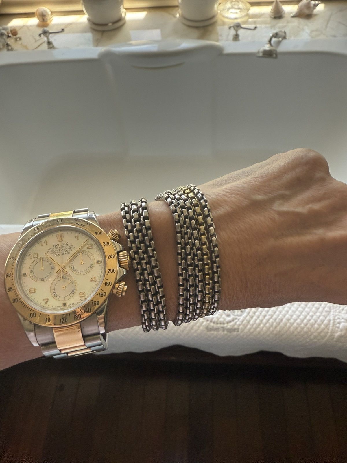 David Yurman David Yurman Box Chain Eight Row Bracelet Size ONE SIZE - 5 Thumbnail