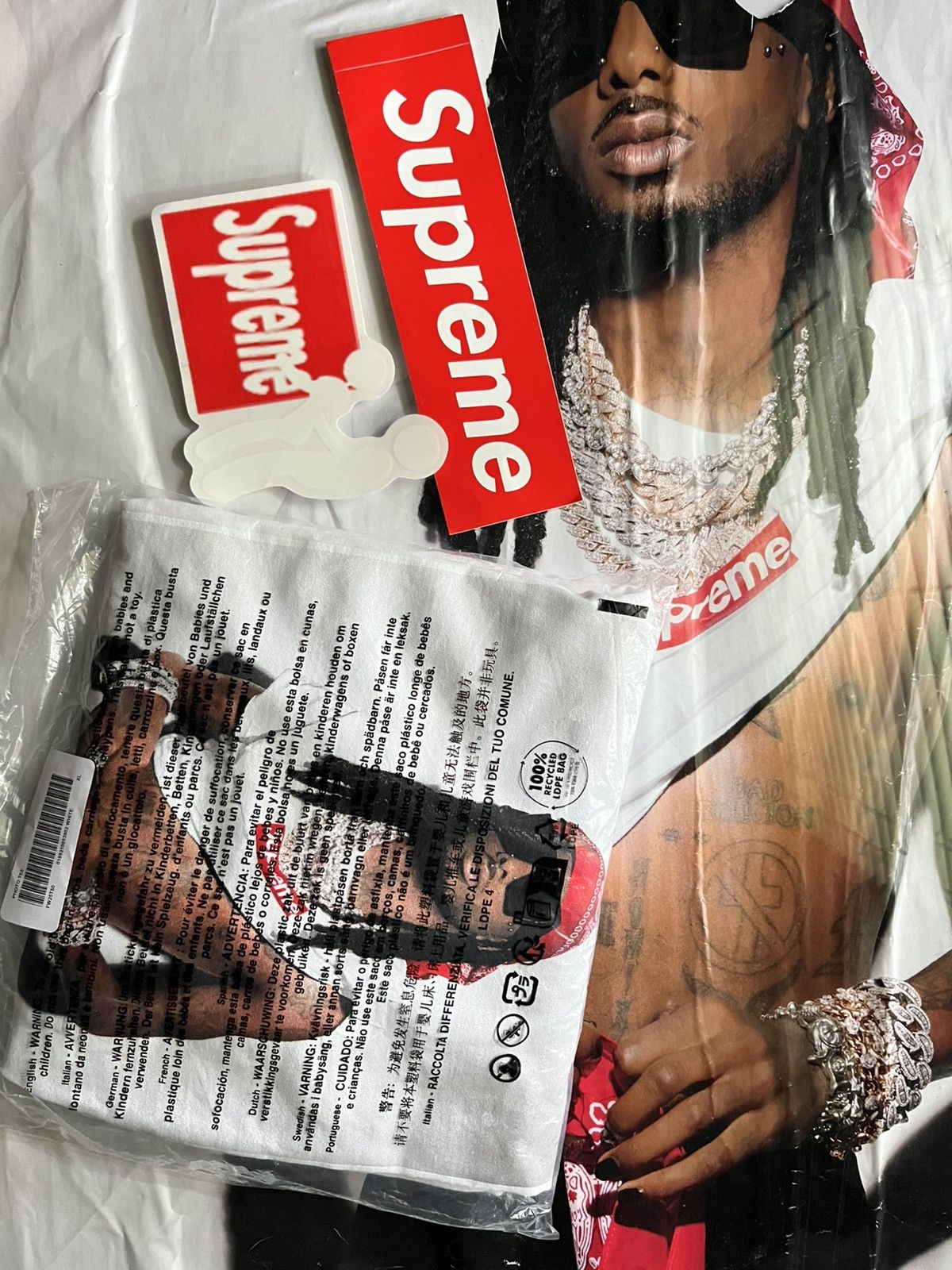 Supreme PLAYBOI CARTI SUPREME Size US XL / EU 56 / 4 - 1 Thumbnail