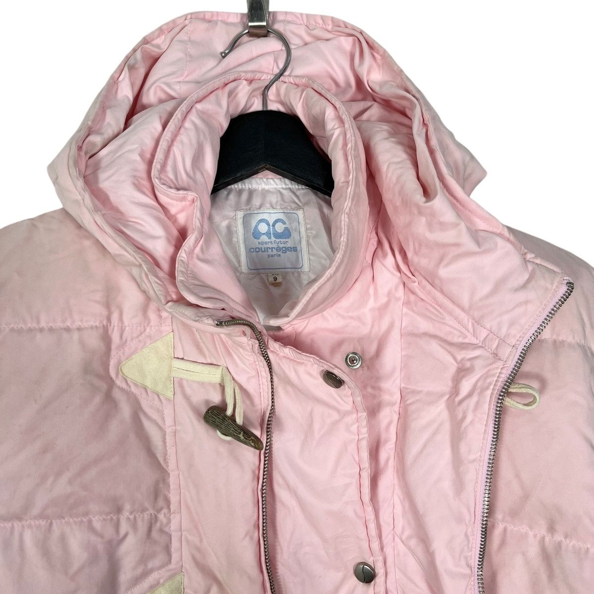 Courreges × Designer Courreges Women Puffer Duffle Coat Size L / US 10 / IT 46 - 6 Thumbnail