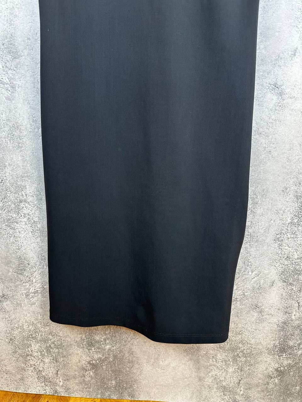 Sarah Pacini Sarah Pacini Sleeveless Black Midi Dress Strappy Shoulder Size S / US 4 / IT 40 - 7 Thumbnail