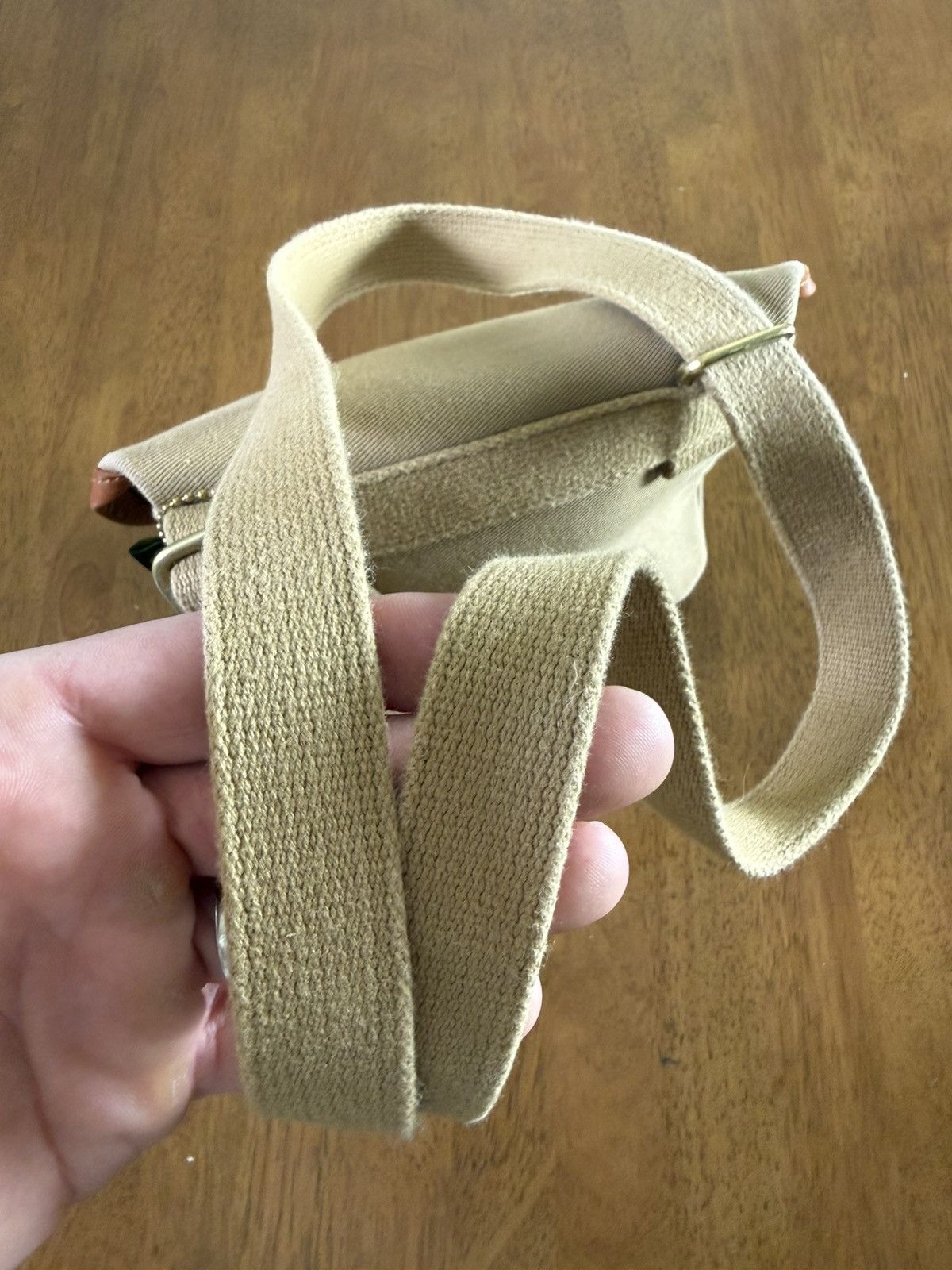 Other Brady Avon Mini Canvas Leather Shoulder Bag Khaki Size ONE SIZE - 7 Thumbnail