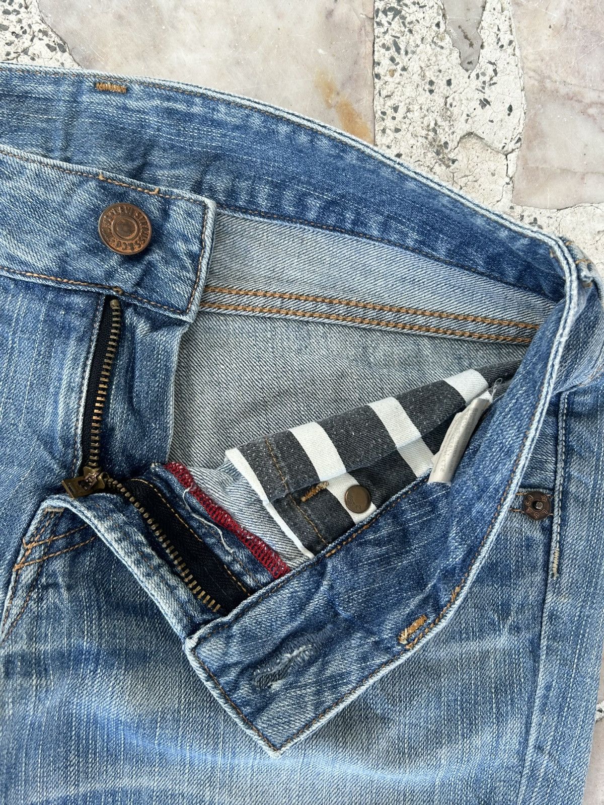 Levi's Levis J30 Vintage Japan Skinny Denim Size 30" / US 8 / IT 44 - 7 Thumbnail