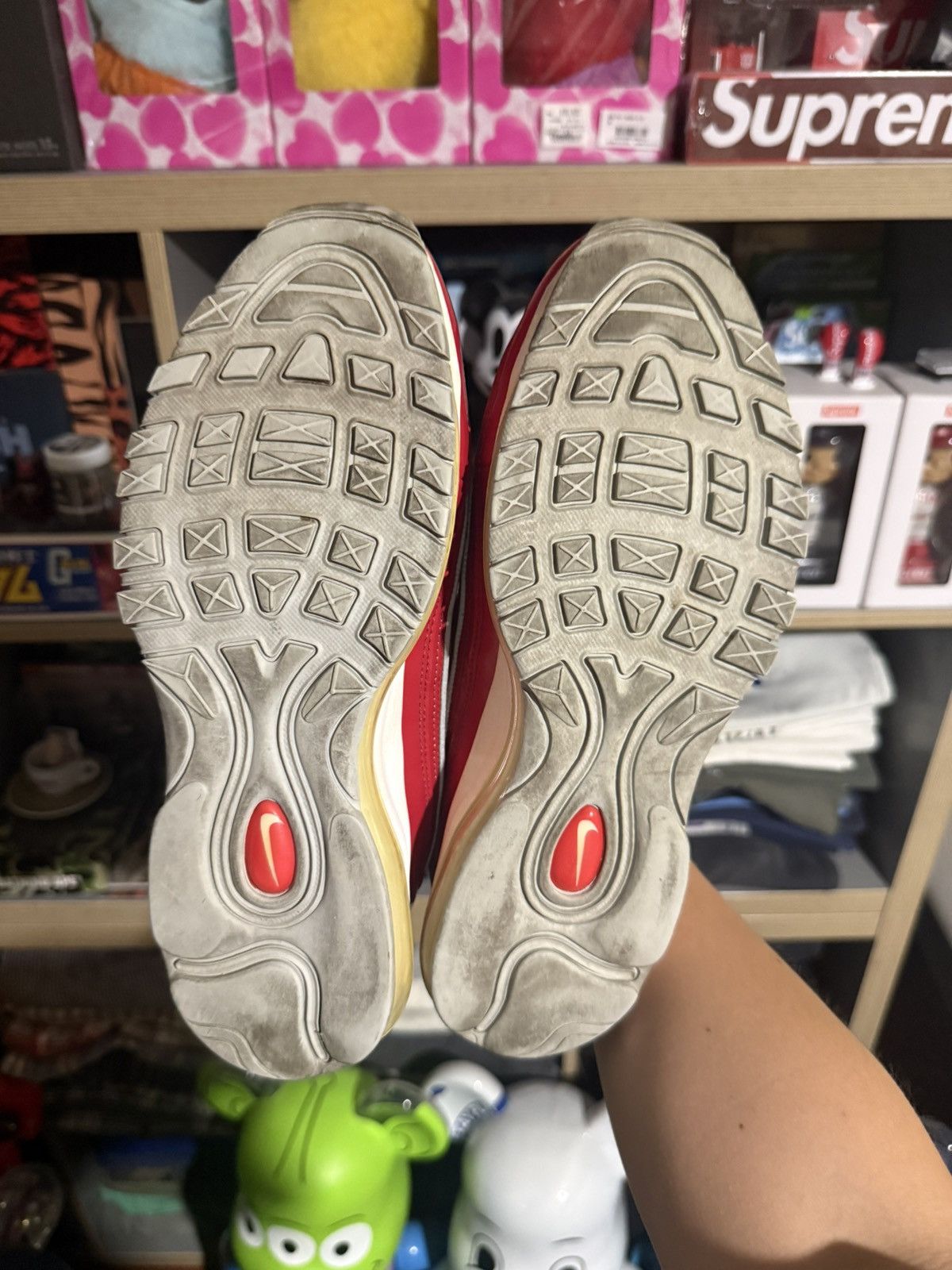 Nike × Supreme Nike x Supreme Air Max 98 Varsity Red Size US 10 / EU 43 - 7 Thumbnail