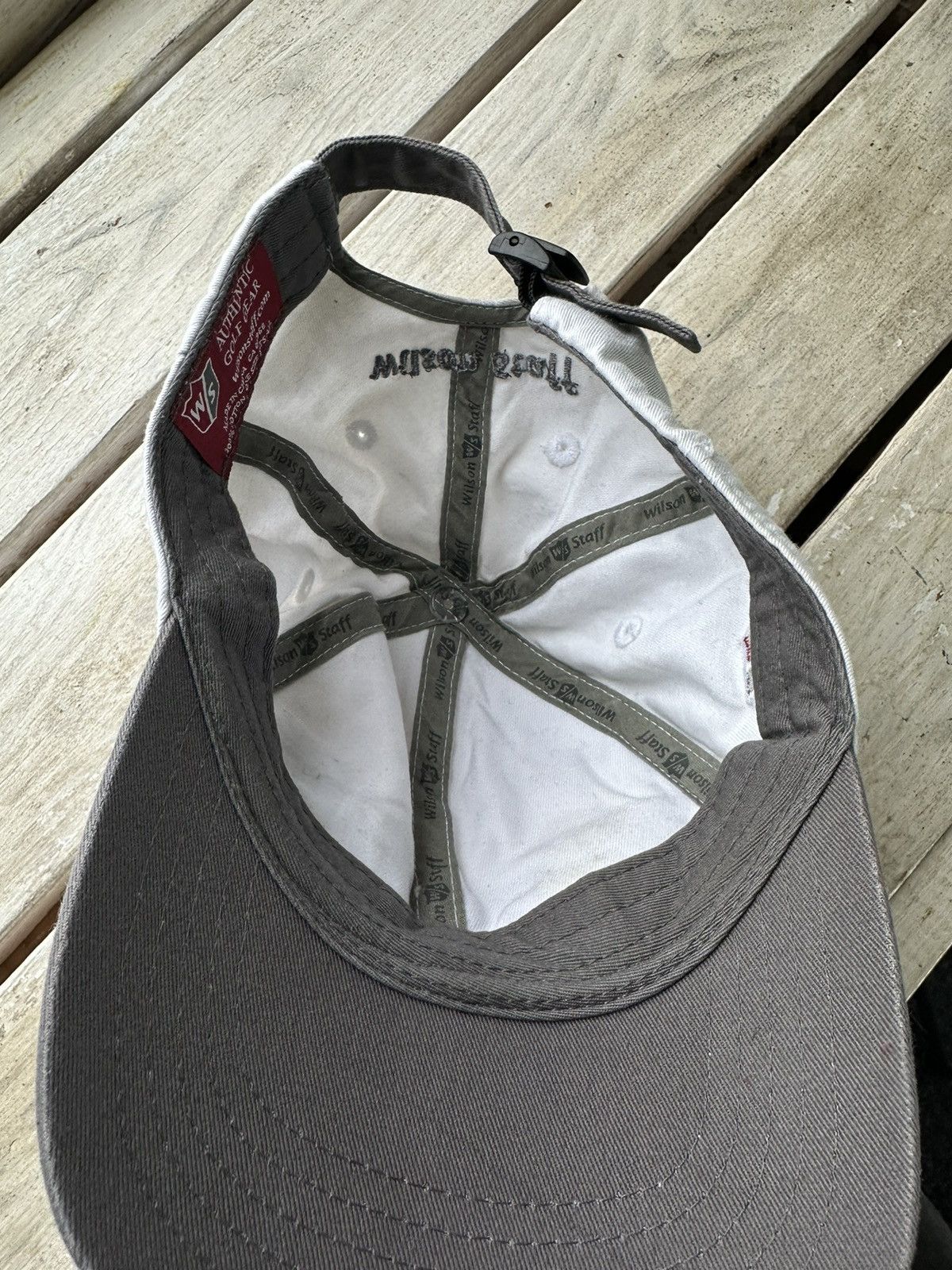 Vintage × Wilson 🚨Wilson STUFF Performance Cap Y2K big logo vintage tennis Size ONE SIZE - 10 Thumbnail