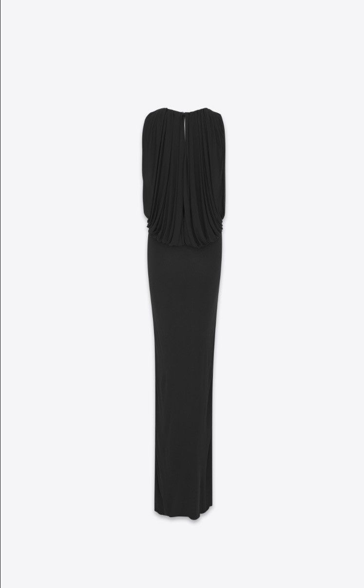 Saint Laurent Paris Saint Laurent Long Dress with draped top/open back Size M / US 6-8 / IT 42-44 - 2 Thumbnail