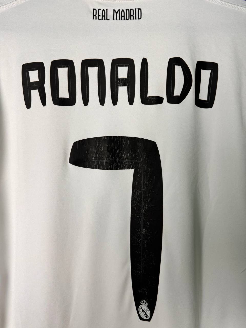 Adidas RONALDO REAL MADRID 2010 2011 HOME FOOTBALL SHIRT Size US L / EU 52-54 / 3 - 3 Thumbnail
