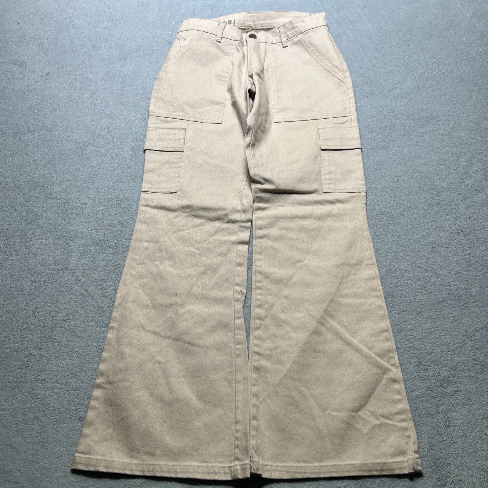 Abercrombie & Fitch Cargo Beyond Baggy Pants Womens 27x29 Dojo Flare Wide Leg Size 27" / US 4 / IT 40 - 3 Thumbnail