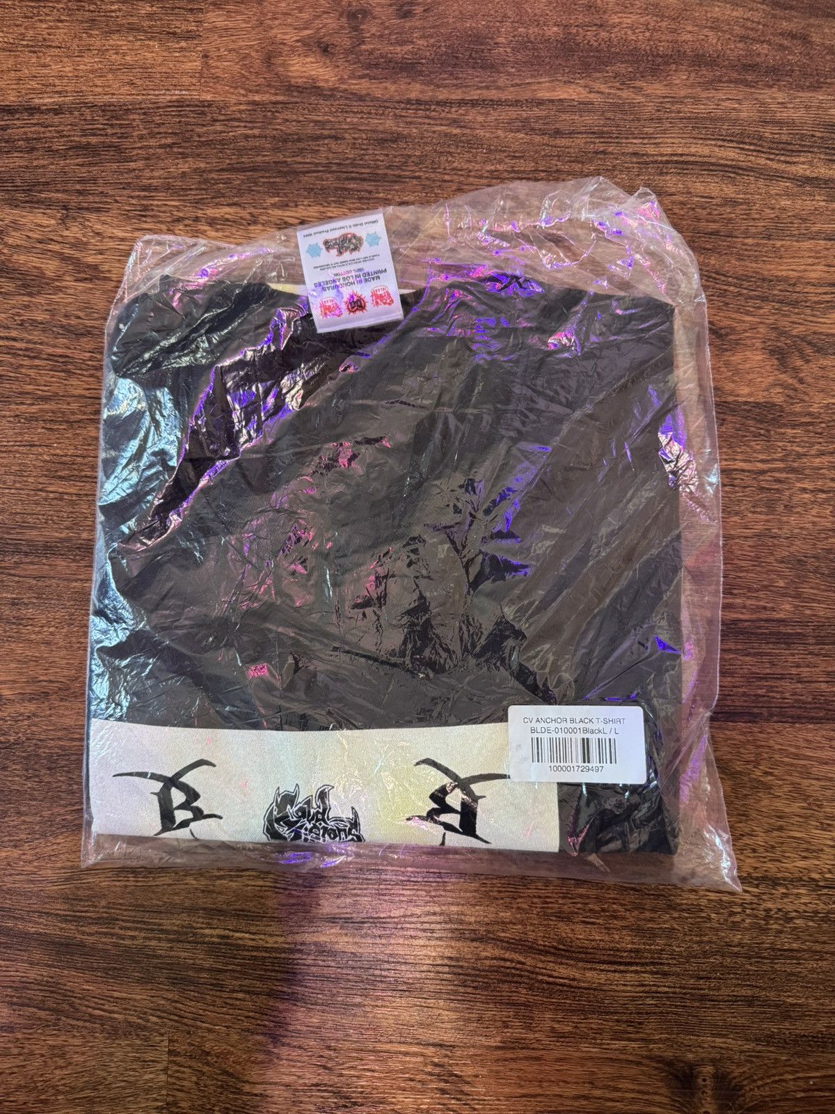 Drain Gang New Bladee Cold Visions Anchor Tee Black Large Shipping Fast Size US L / EU 52-54 / 3 - 2 Thumbnail