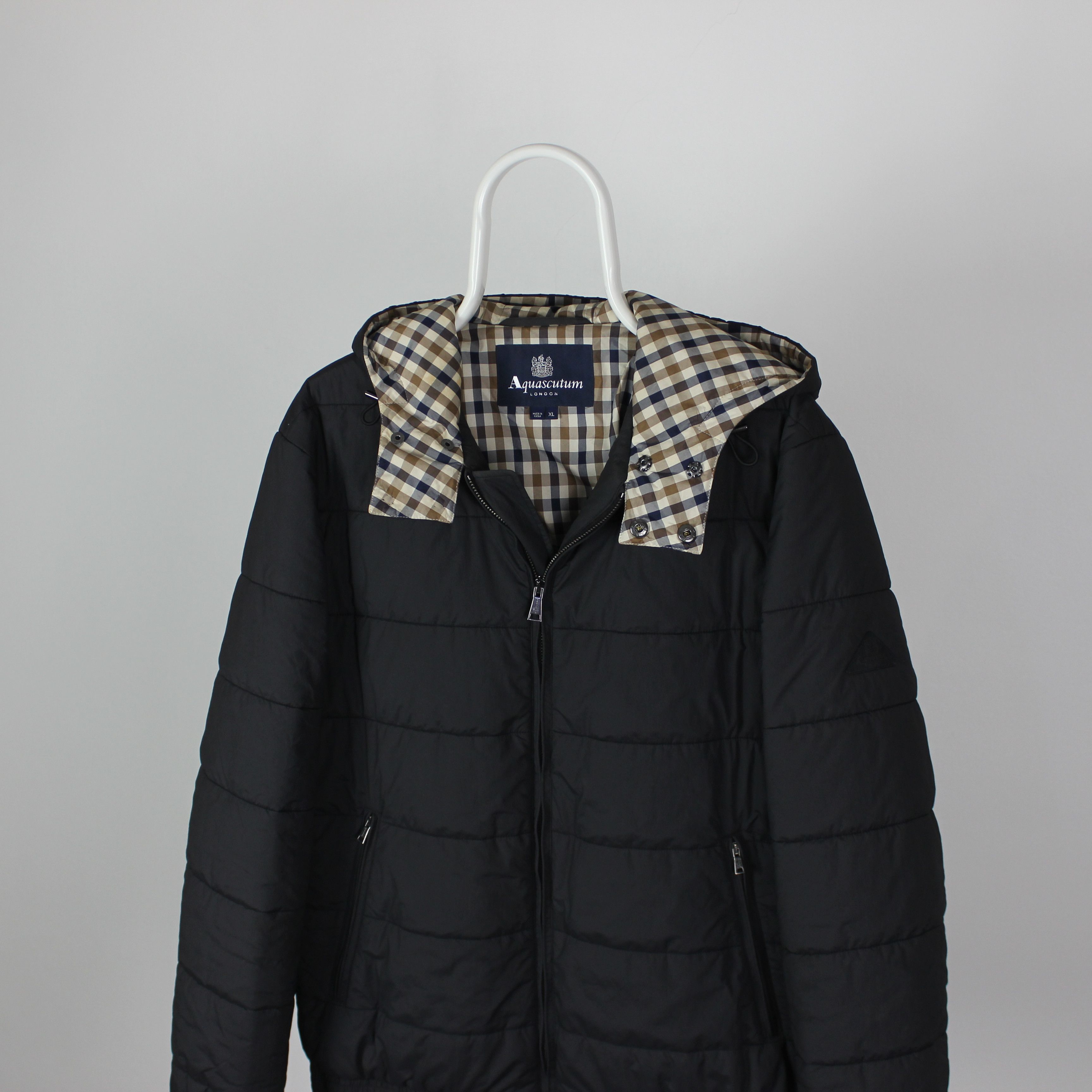Aquascutum aquascutum jacket men black nylon L XL Size US XL / EU 56 / 4 - 2 Thumbnail