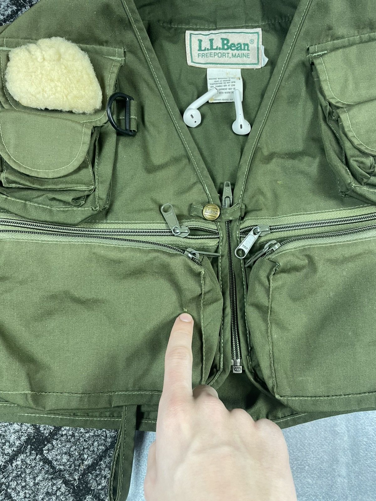 Hunt Club L.L Bean fishing 8 pockets/ Hunting made in USA vest Size US L / EU 52-54 / 3 - 9 Thumbnail