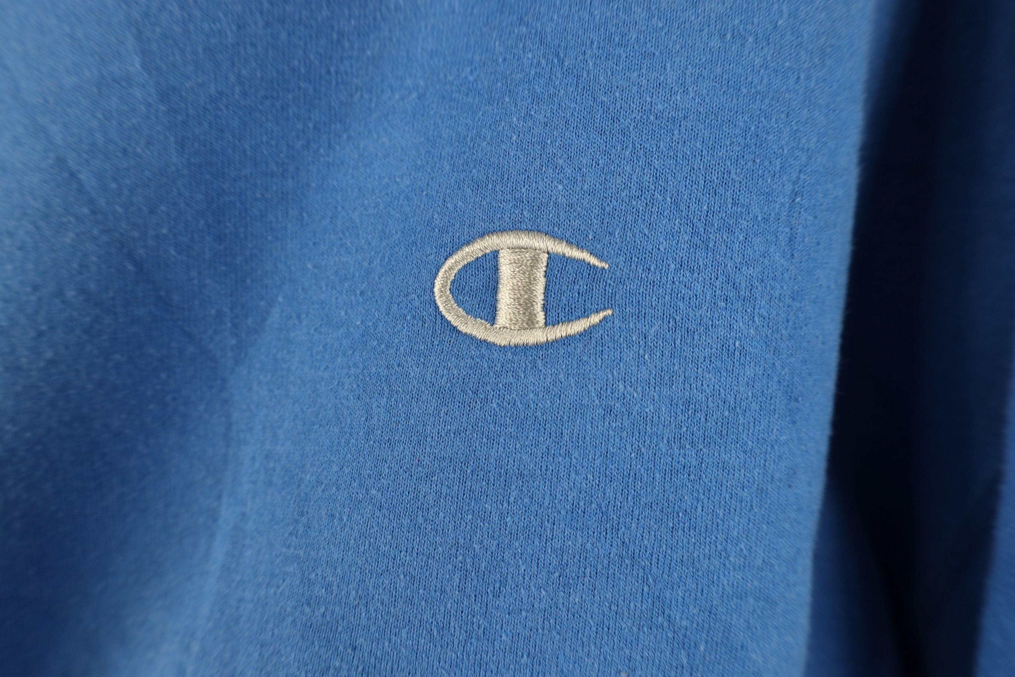 Champion Vintage Champion Classic Logo Crewneck Sweatshirt Blue Size US L / EU 52-54 / 3 - 5 Thumbnail