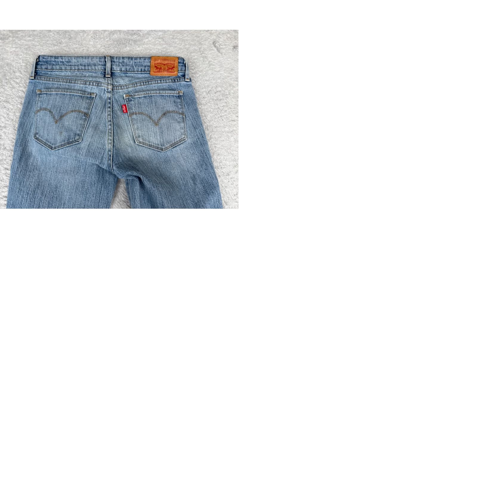 Levi's Levis Jeans 26 Blue Denim 711 Skinny Distressed Low Rise 26x29 Womens Size 26" / US 2 / IT 38 - 11 Thumbnail