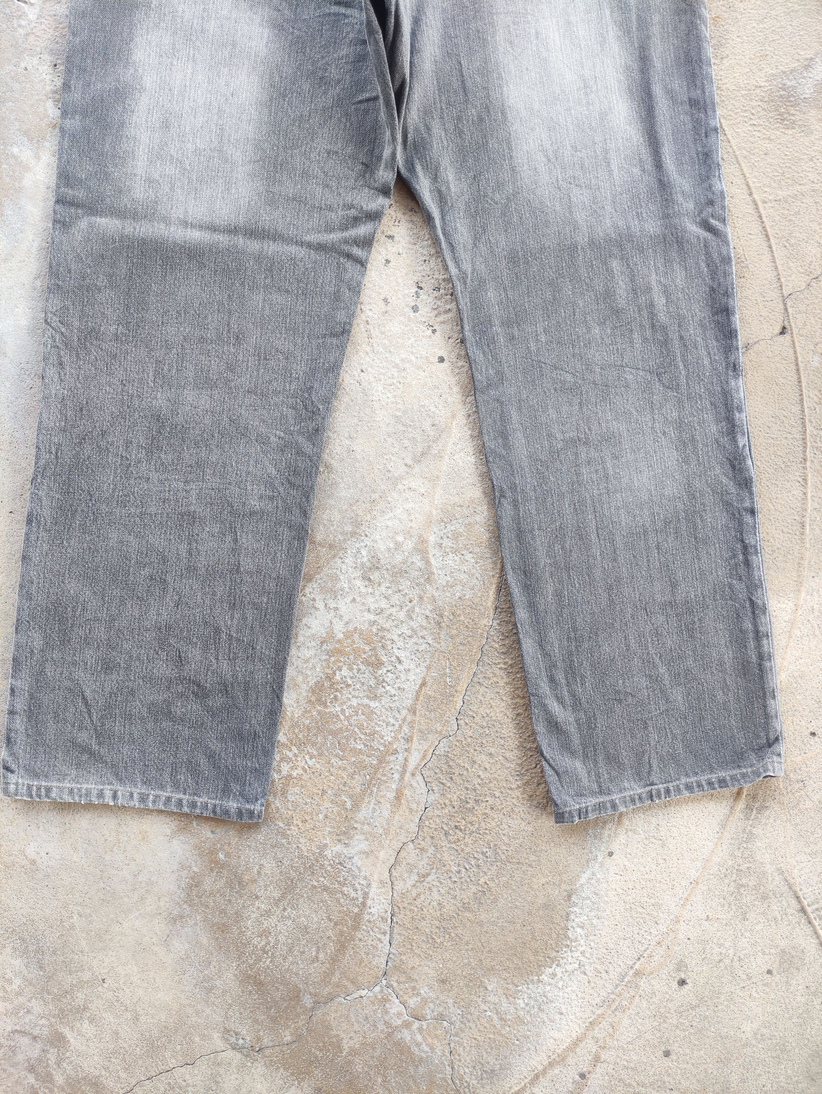 Vintage Vintage Hanes Black Baggy Denim Distressed Jeans Faded Pants Size US 36 / EU 52 - 10 Thumbnail