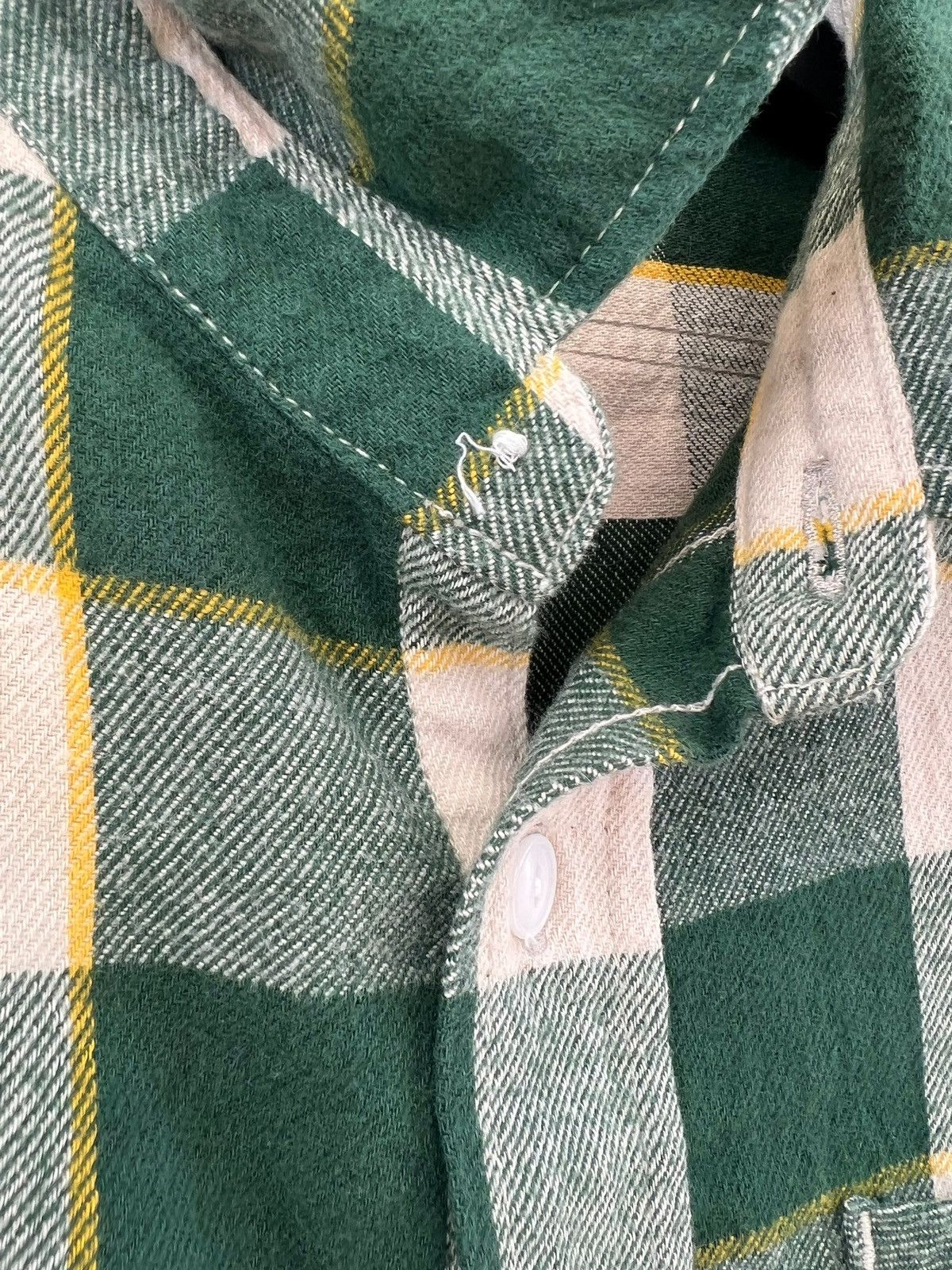 Japanese Brand Masterpiece Brand Japan Checked Gusset Flannel Work Shirt Size US M / EU 48-50 / 2 - 8 Thumbnail