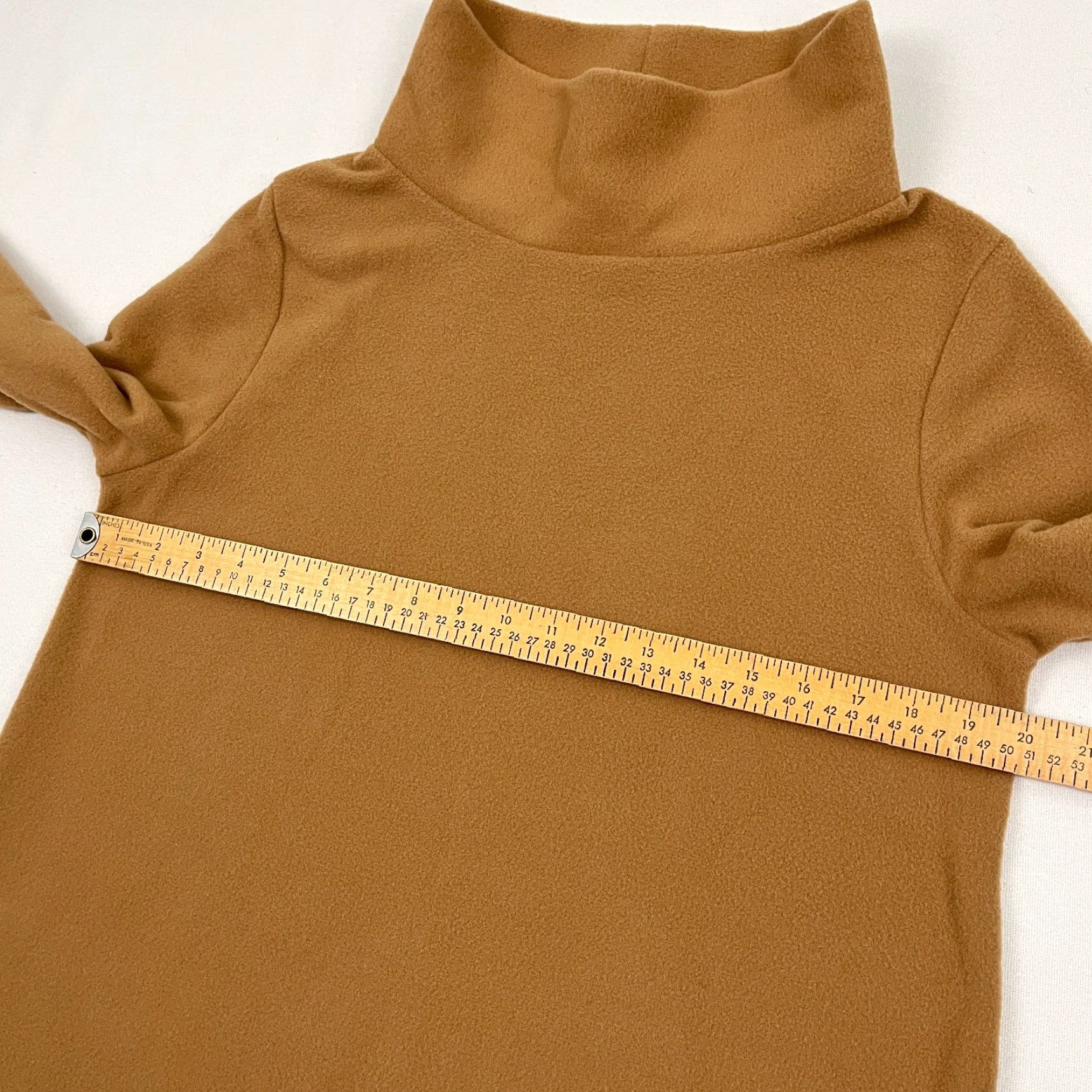 Vintage Dudley Stephens Vello Fleece Cobble Hill Sweater Womens L Brown Turtleneck Comfy Size L / US 10 / IT 46 - 5 Thumbnail