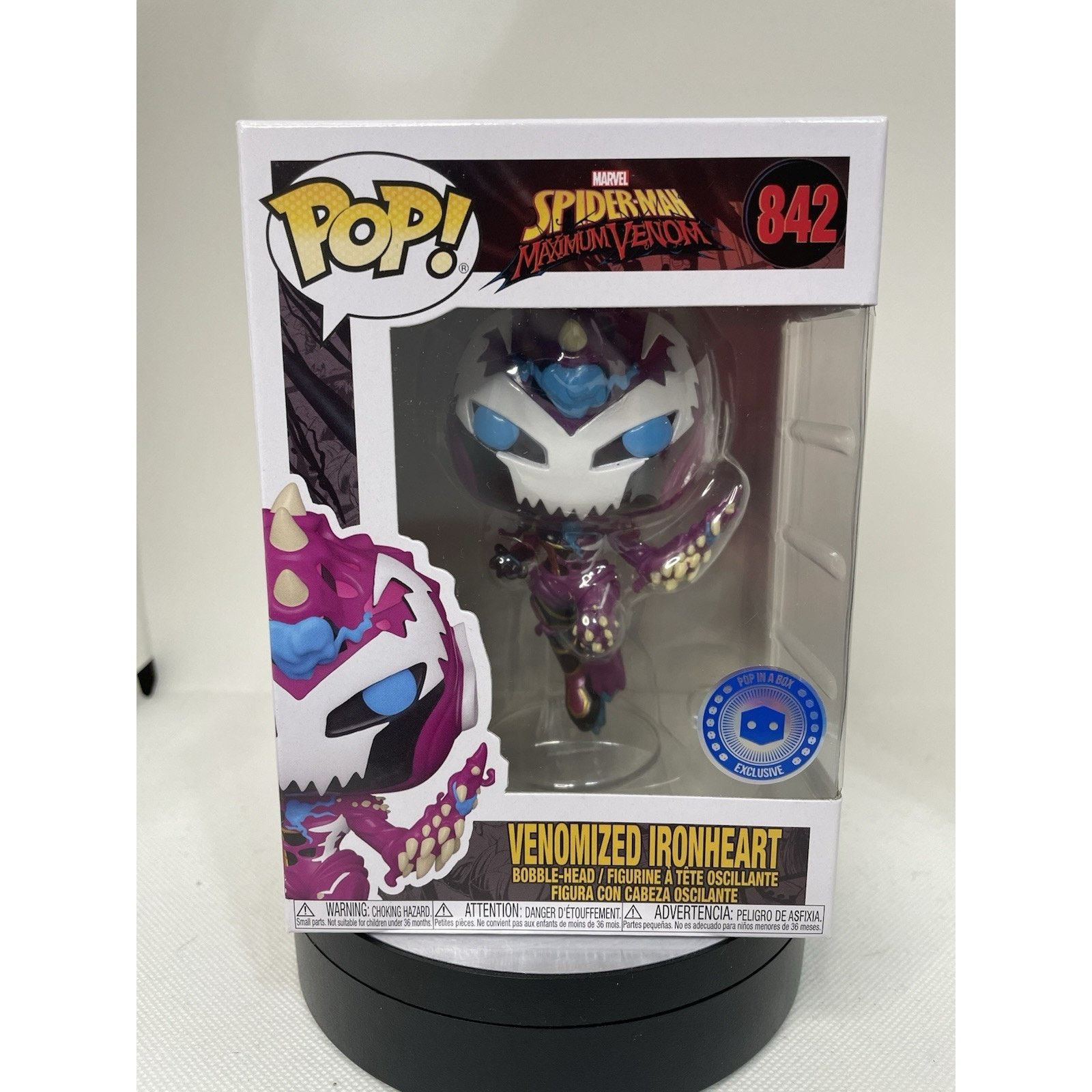 Marvel Comics Funko Pop Venomized Ironheart #842 - With Pop Protector Size ONE SIZE - 1 Thumbnail