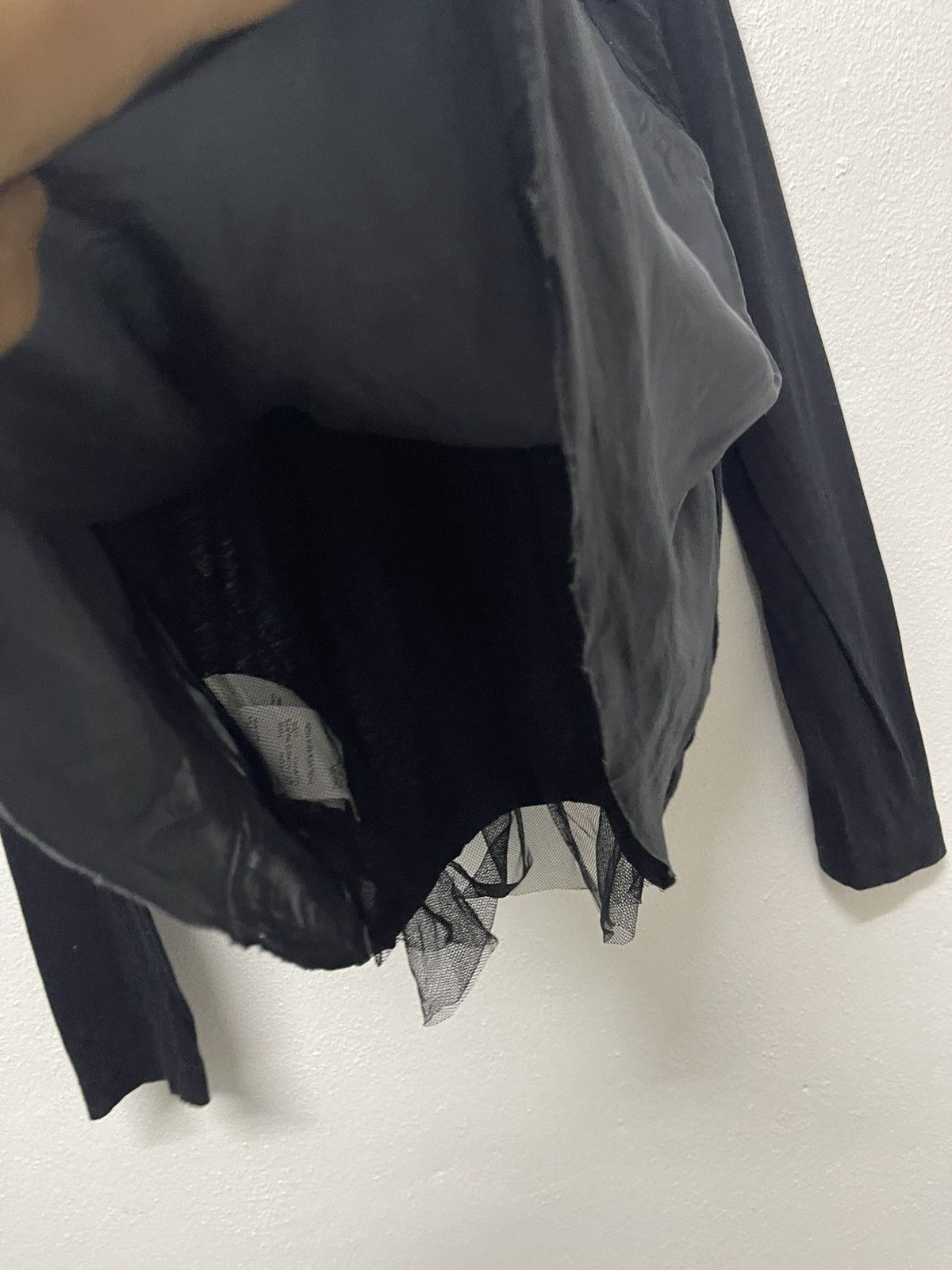 Sacai 90s SACAI UNBALANCE ROUND LONG SLEEVE SHIRT Size S / US 4 / IT 40 - 11 Thumbnail