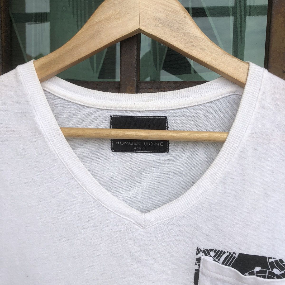 Number (N)ine Single Pocket V Neck Shirt Size US M / EU 48-50 / 2 - 3 Thumbnail