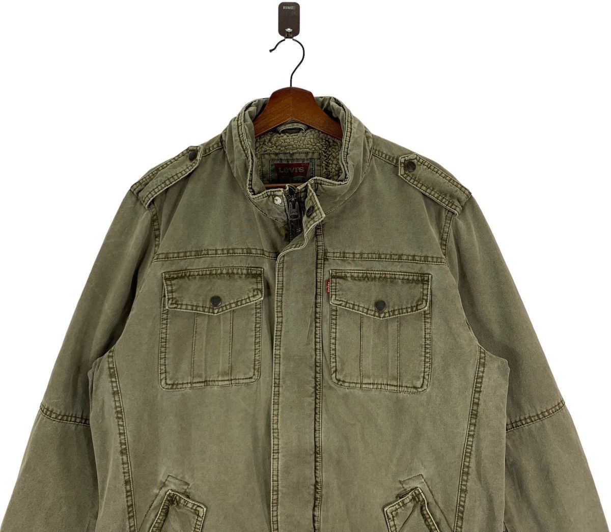 Levi's 🔥🔥VINTAGE LEVIS TRUCKER SHERPA ZIPPER JACKET Size US M / EU 48-50 / 2 - 4 Thumbnail