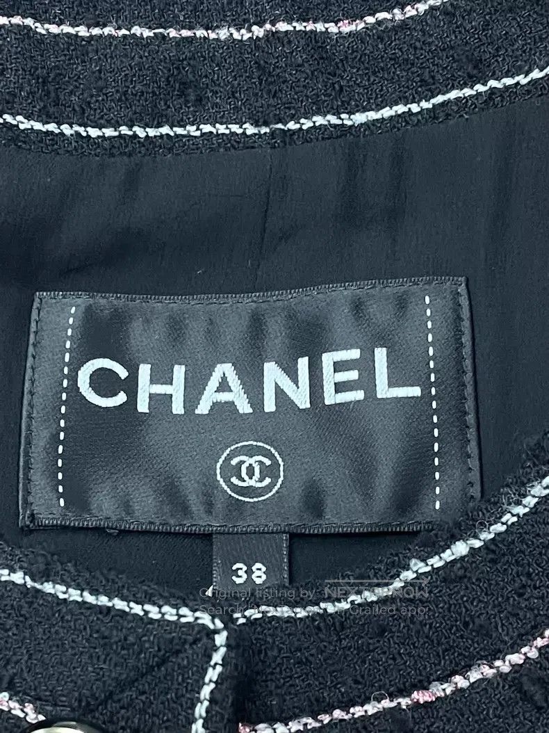 Chanel Chanel Black vertical striped jacket Size XS / US 0-2 / IT 36-38 - 4 Thumbnail
