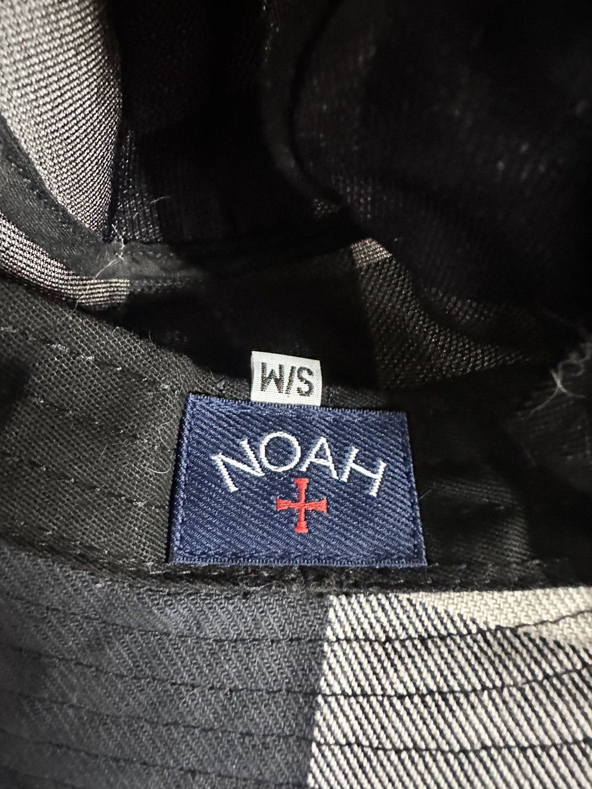 Noah NOAH NYC checkered plaid logo embroidered bucket hat Size ONE SIZE - 8 Thumbnail