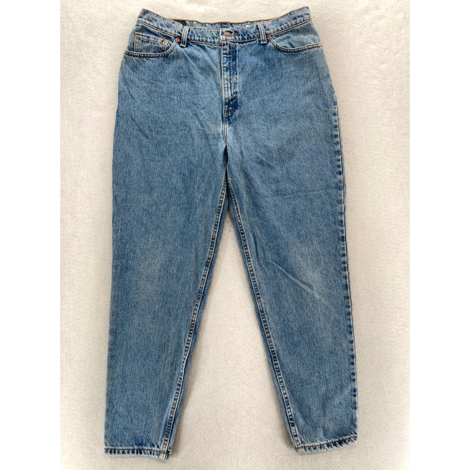 Levi's Vintage Levi's 550 Jeans Women's 18W Relaxed Tapered Blue Denim 1998 USA 5-Pocket 30in Inseam Jeans Womens Boys Girls Mens Size 40" / US 18 - 2 Thumbnail