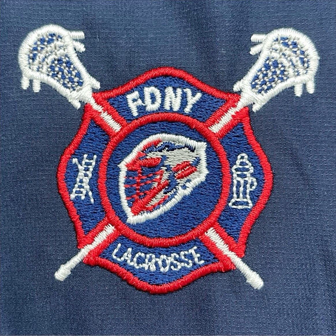 Holloway FDNY Lacrosse 1/4 Zip Pullover Track Jacket Windshirt Adult Size US XL / EU 56 / 4 - 2 Thumbnail