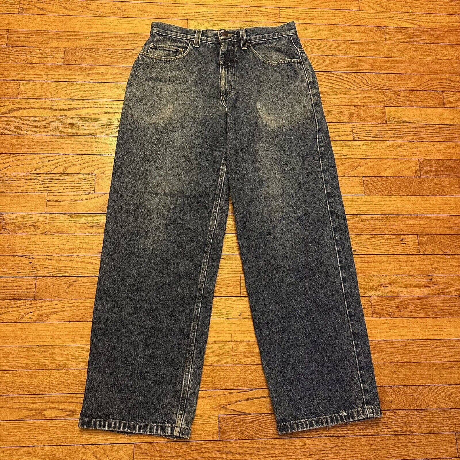 Vintage Anchor Blue Beyond Baggy Denim Jeans 31x32 Skater