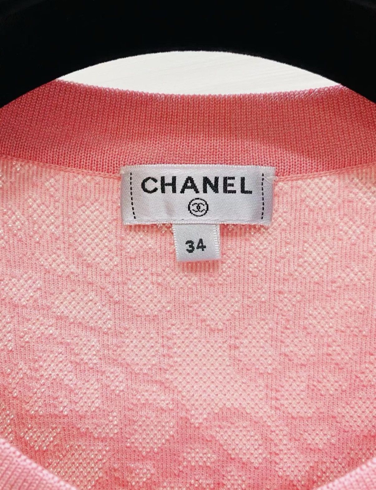 Chanel Chanel 21 Cruise Collection Pink Knit Dress J33 Size XXS / US 00 / IT 34 - 2 Thumbnail