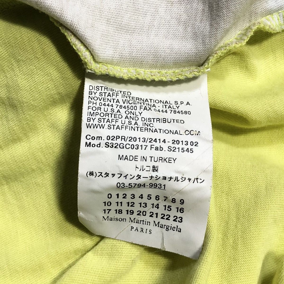Maison Margiela MM6 Maison Martin Margiela Chartreuse Yellow Opening Hours Size US XXS / EU 40 - 8 Thumbnail