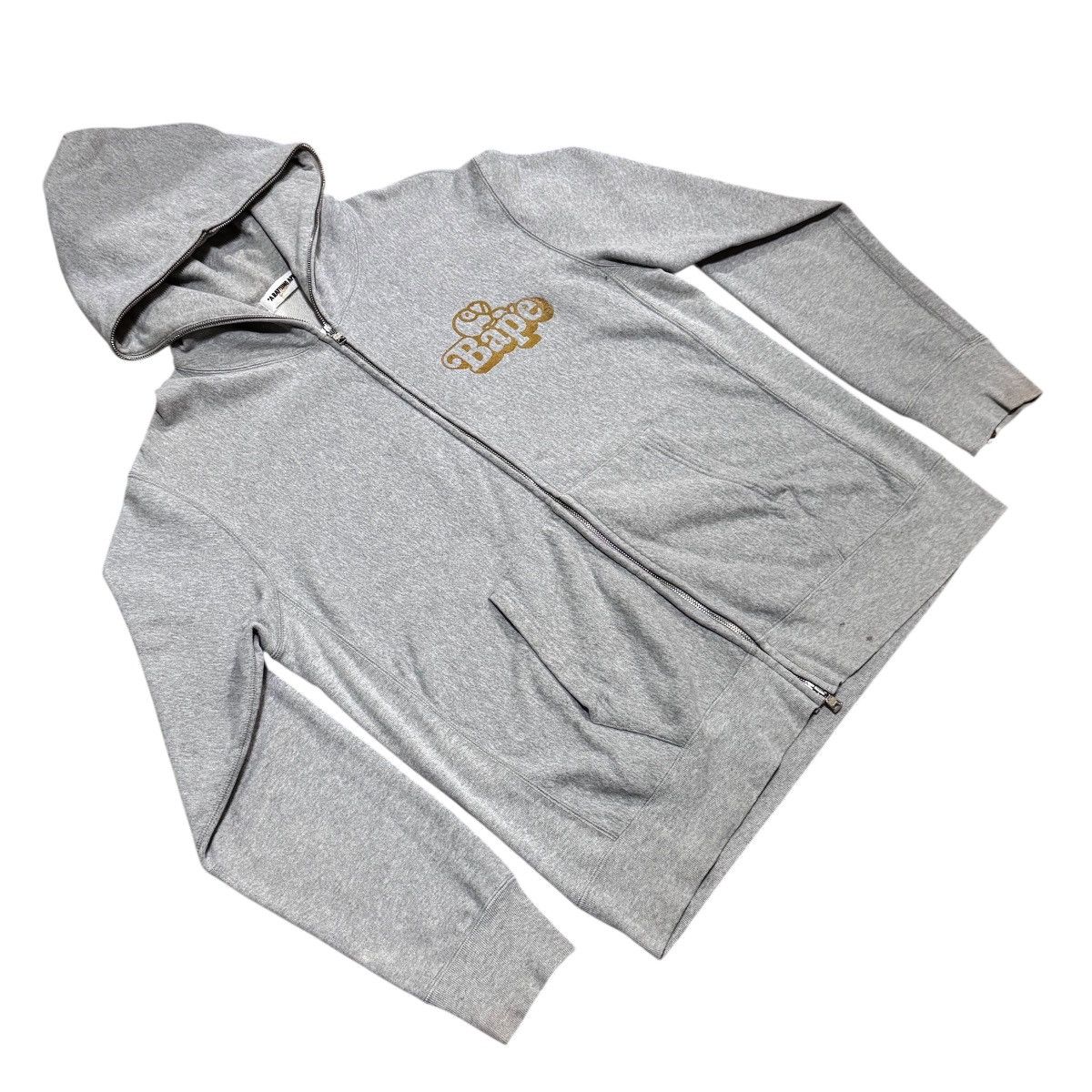 Vintage 2000 Baby Milo By Bathing Ape Sweat Hoodie Fully Zip