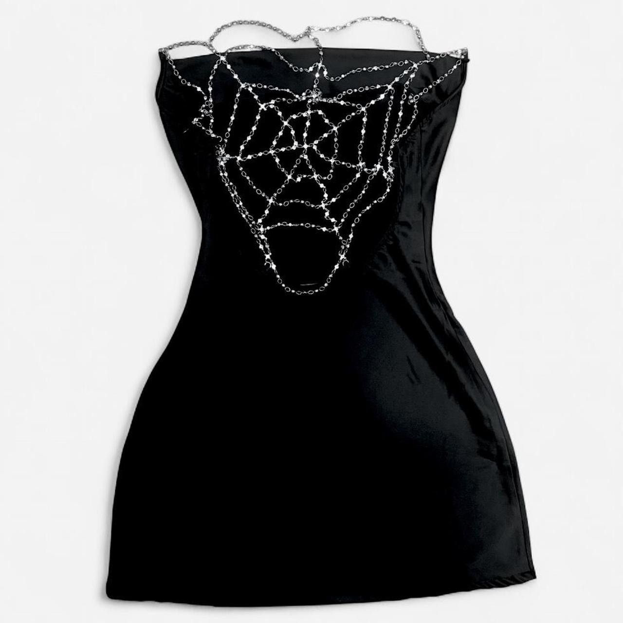 dolls kill black dresses Plus Size Widow Gothic Lace Bustier Long Sleeve Maxi Gown main image 0