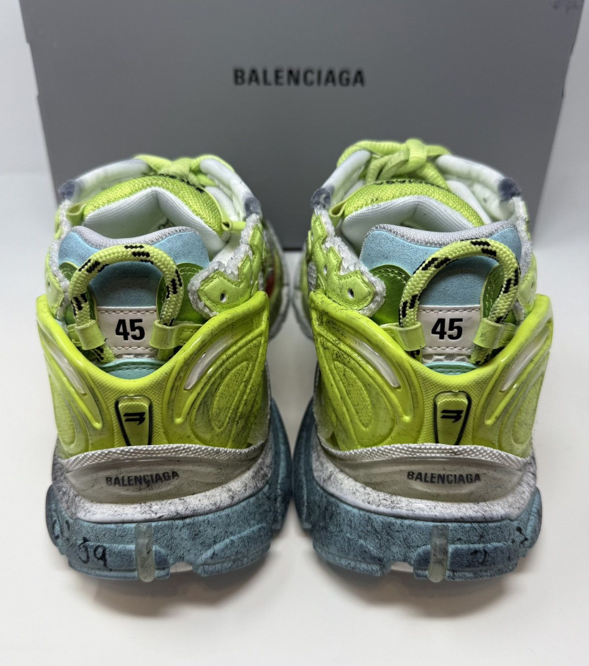 Balenciaga Balenciaga Marathon Runner Sneaker Yellow Unreleased Demna Size US 12 / EU 45 - 5 Thumbnail
