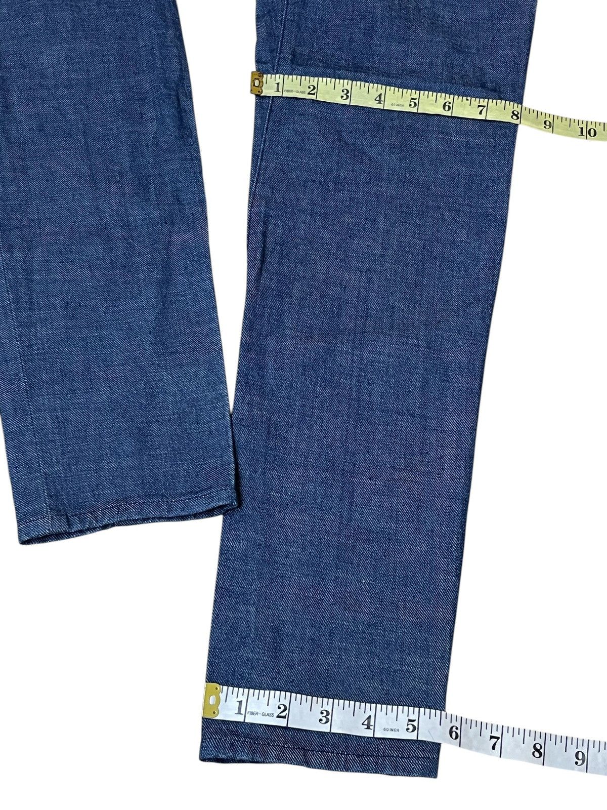 Issey Miyake ICONIC🔥FRAPBOIS ISSEY MIYAKE STRETCH COTTON JEANS Size US 30 / EU 46 - 16 Thumbnail