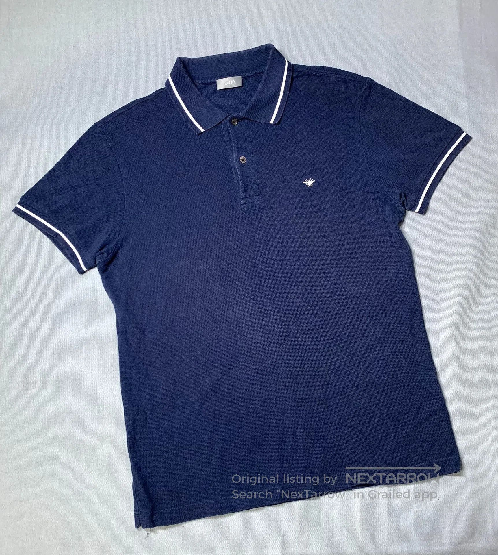 Dior Dior Classic Bee Embroidery Polo Shirt. Size US L / EU 52-54 / 3 - 2 Thumbnail