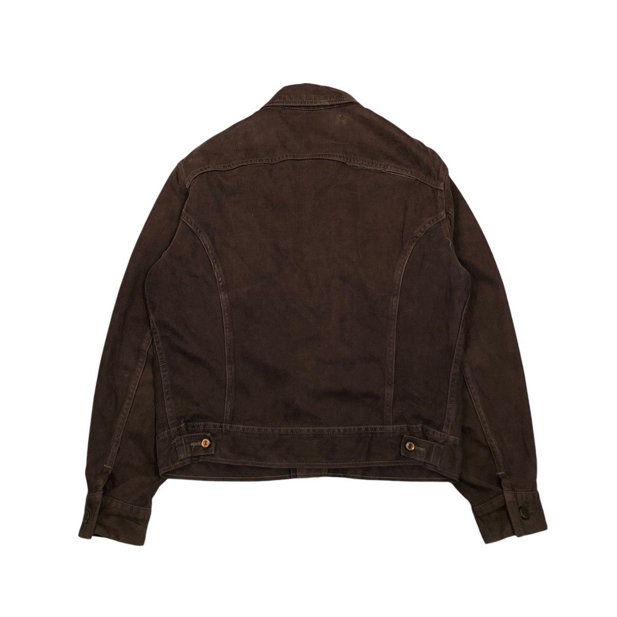 Lee 🔥VINTAGE TRUCKER BIKER JACKET LEE MADE IN USA UNION MADE Size US M / EU 48-50 / 2 - 2 Thumbnail