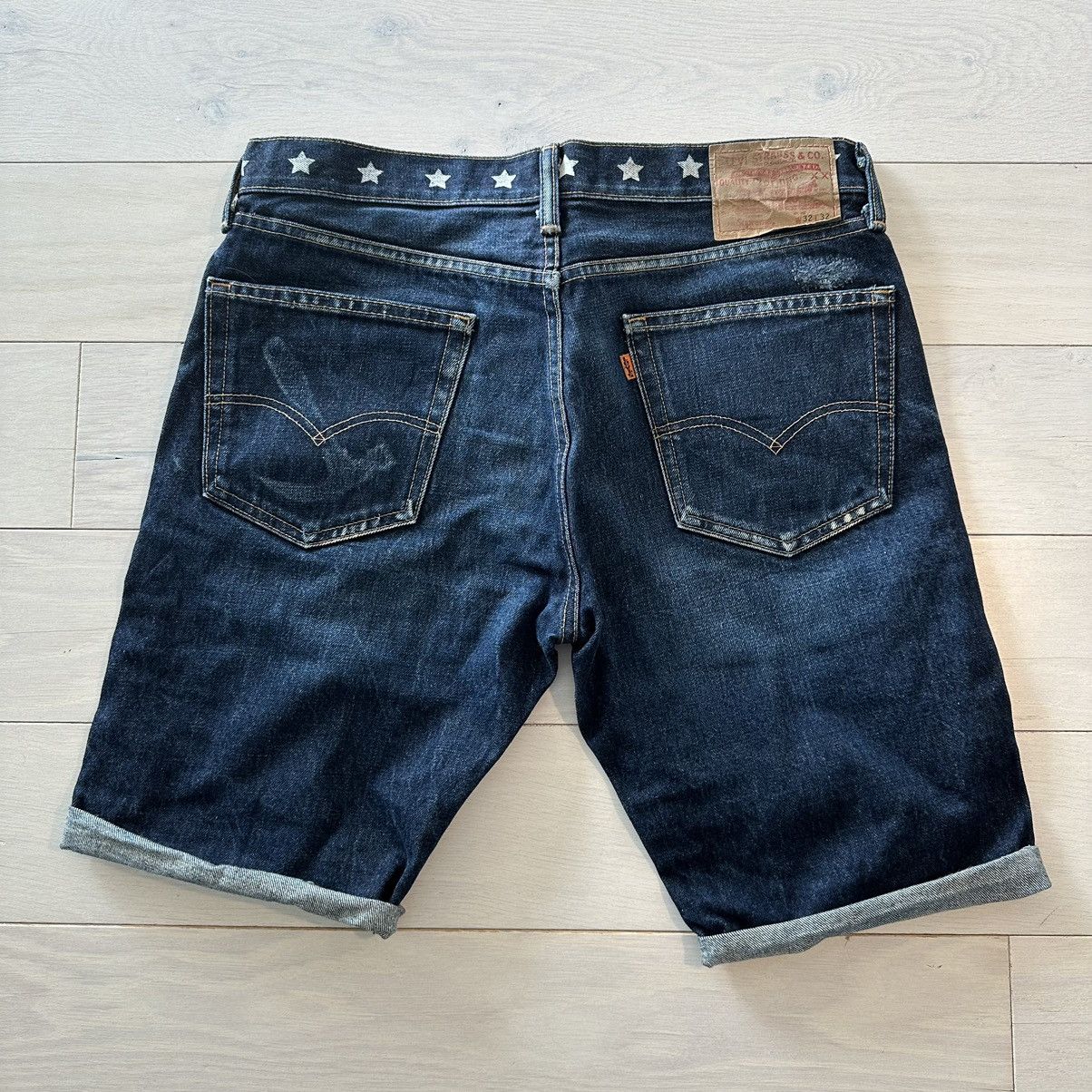 Levi's 2011 SUPREME X LEVIS FW11 505 cropped denim shorts pharrell Size US 32 / EU 48 - 3 Thumbnail