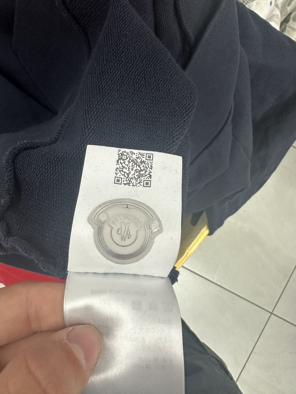 Moncler Moncler Logo Reflective Crewneck Size US S / EU 44-46 / 1 - 5 Thumbnail