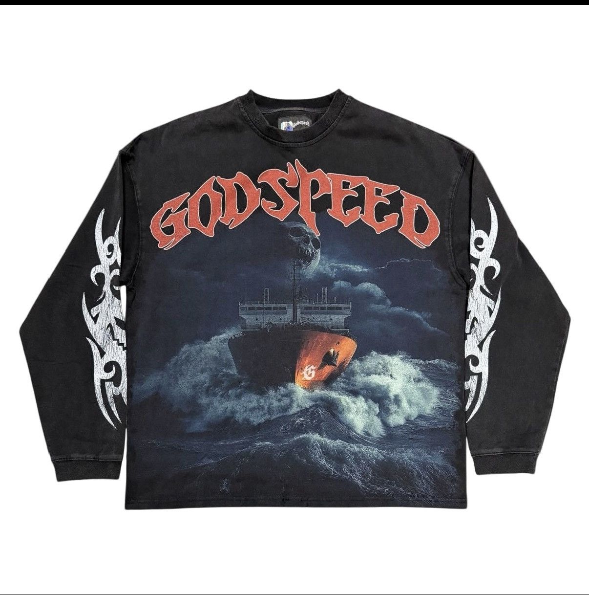 Godspeed Godspeed Sea Sick T-Shirt “Black” Size US S / EU 44-46 / 1 - 1 Thumbnail